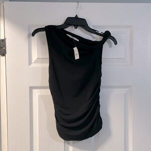 Loft - Women’s - Black Top - twist strap - XS